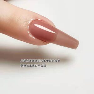 Wearable nude ultra-thin nail patch