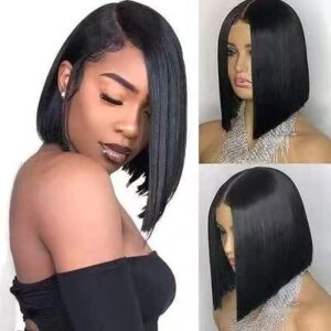 black wig
