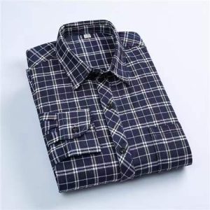 Cotton Men's Plaid Shirt